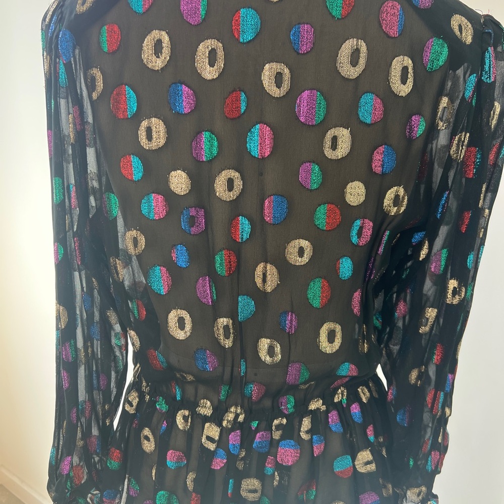 80s Lurex Blouse View 3